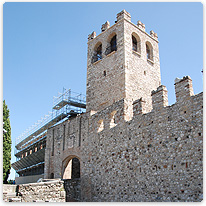 Die Burg von Desenzano desenzano, burg, gardasee